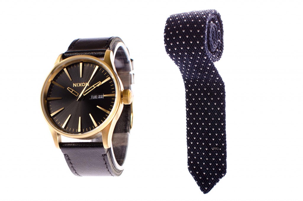 Reloj Nixon (Juvena). Corbata G-Star Raw (David)