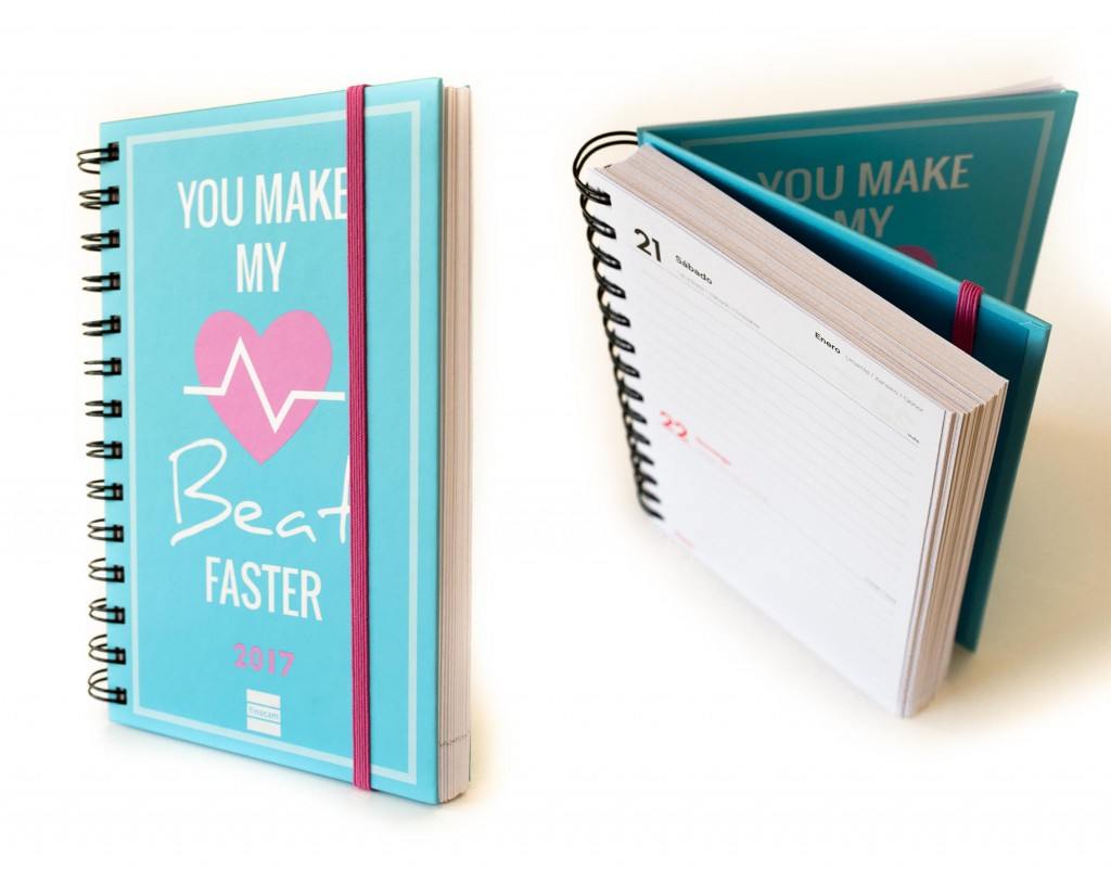 Agenda You make my heart beat faster - Finocam (Librería Platero)