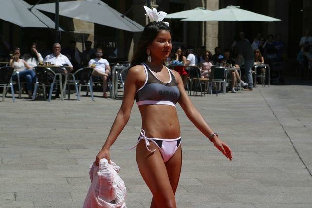 DESFILE DE MODA ANNA plaza mayor ourense