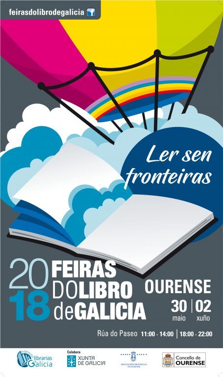 Feira do libro de Ourense 2018 Cartel