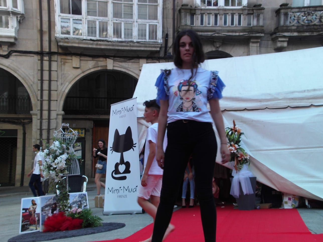 Desfile de moda plaza Mayor Ourense