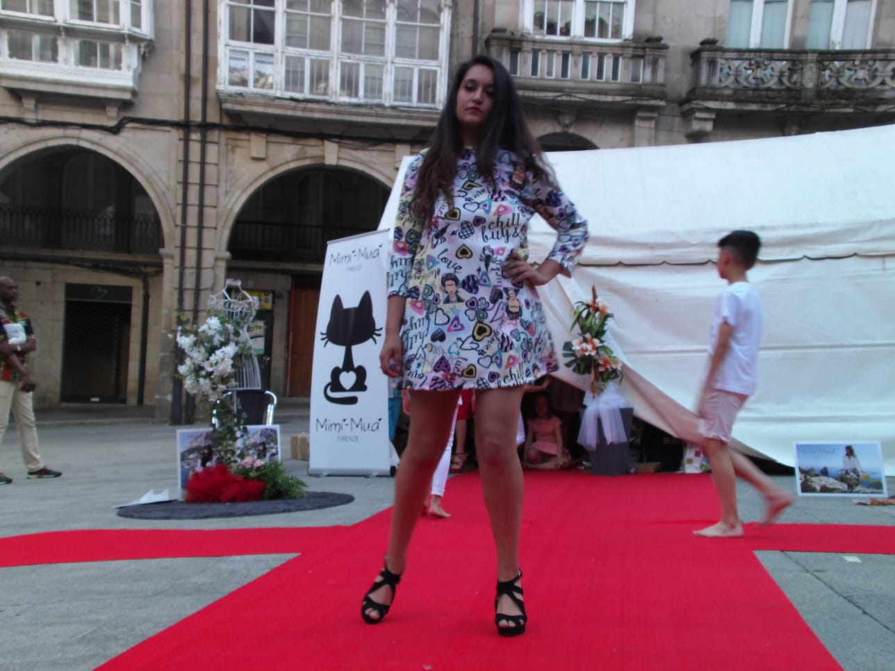 Desfile de moda plaza Mayor Ourense
