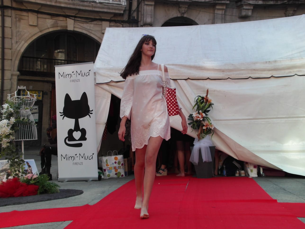 Desfile de moda plaza Mayor Ourense