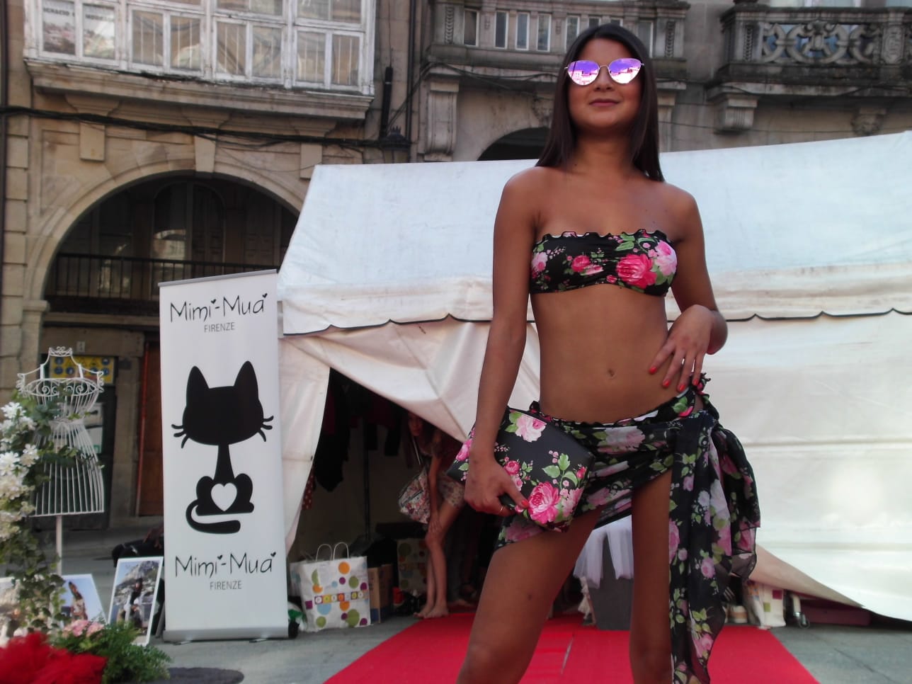 Desfile de moda plaza Mayor Ourense