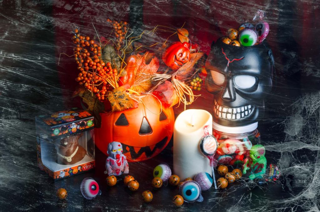 Dulces y decoración de Halloween Samain-12
