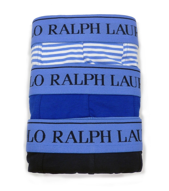 Pack 3 calzoncillos Polo Ralph Lauren tonos Azules - Maistendencia