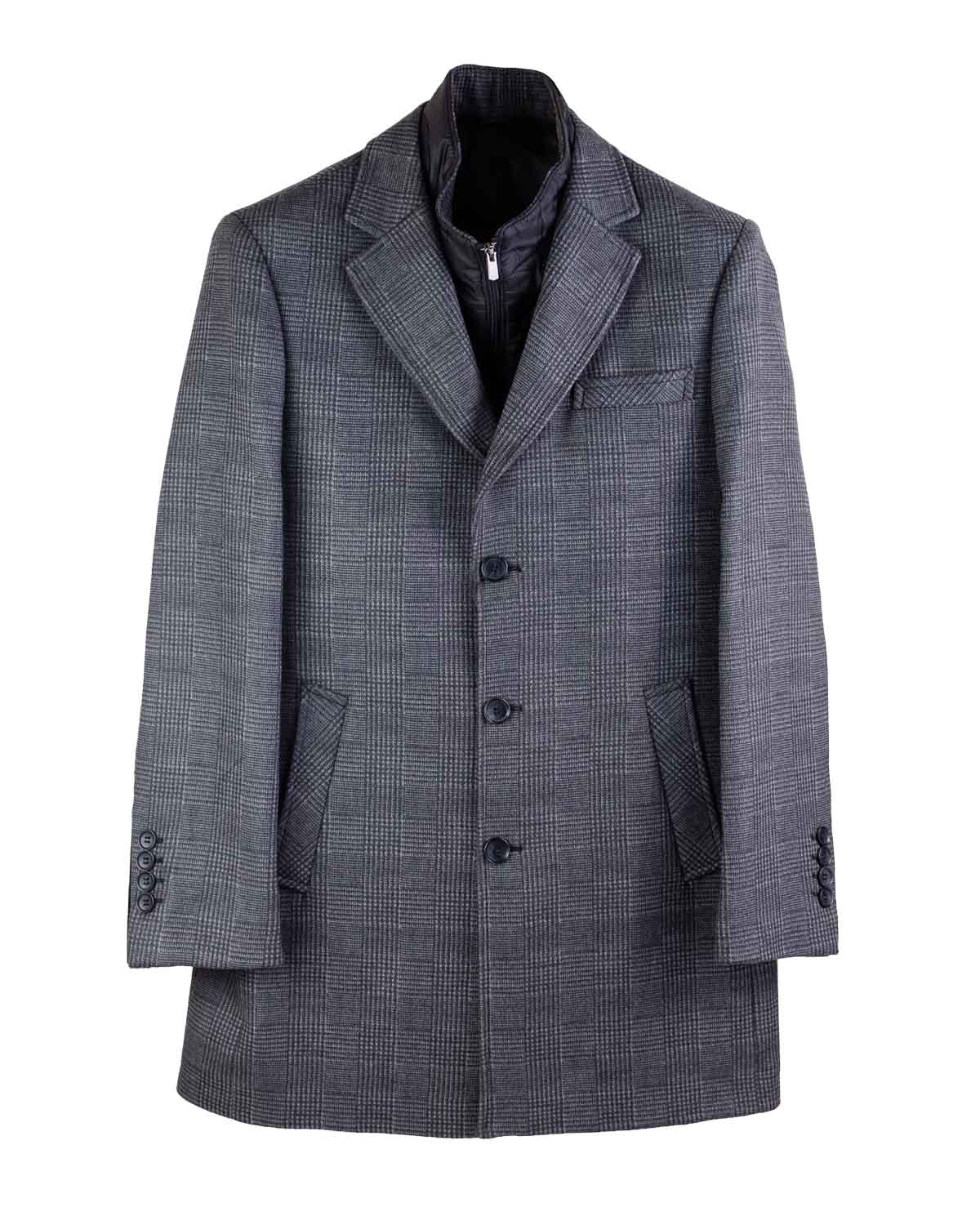 Alexander&Co. abrigo corto paño azul para hombre Alexander & Co.