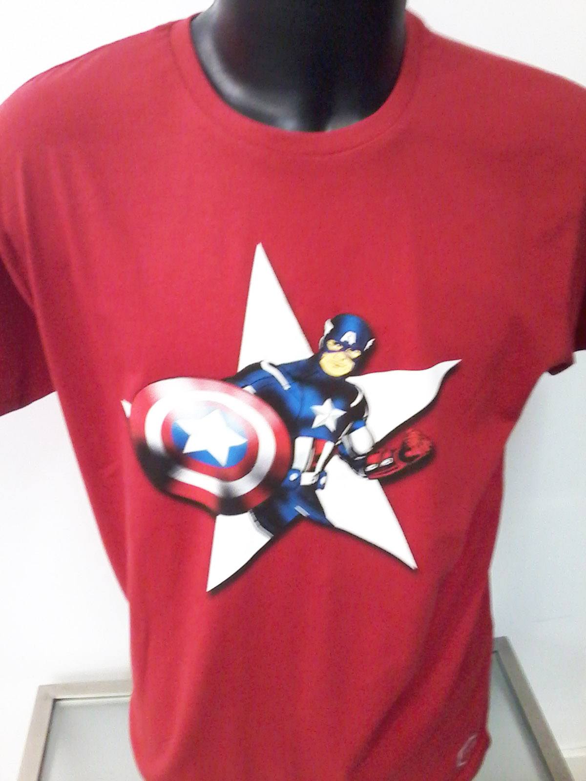 Morbosidad simpatía Alargar Comprar Camiseta Capitán América Hombre - Maistendencia Online