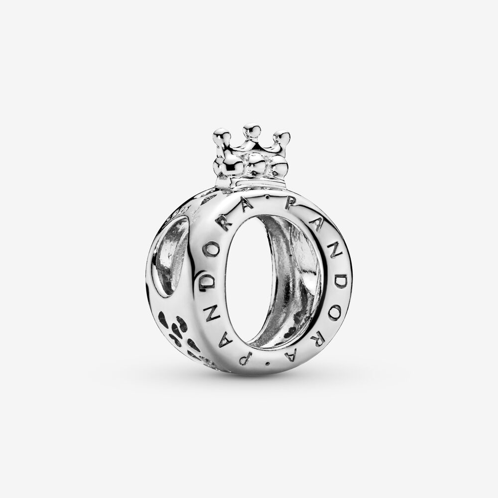 Pandora Charm plata Logo Corona 797401 - Maistendencia