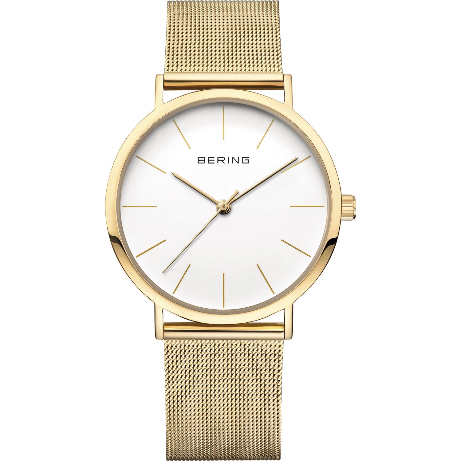 Reloj Bering minimalista mujer dorado