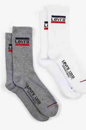 Comprar Calcetines blancos y grises Levis
