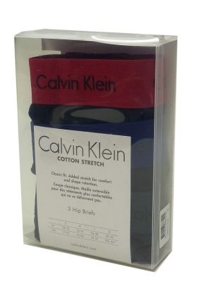 Comprar Pack de 3 Slips Calvin Klein algodón negros