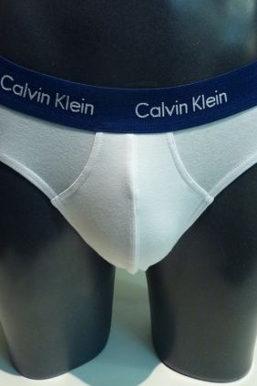 Comprar Slips Blancos Calvin Klein cinturilla marino Online