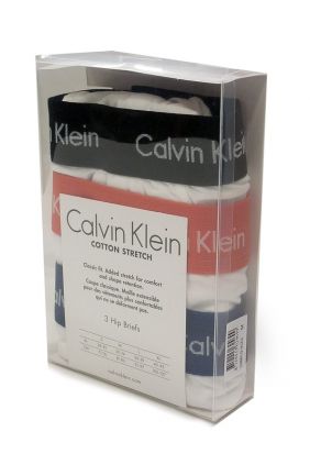 Comprar Pack de 3 Slips Calvin Klein blancos económicos online