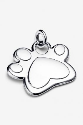 Pandora Placa para Collar de Mascota Huella