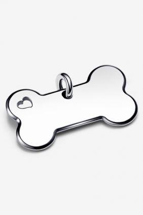 Pandora Placa para Collar de Mascota Hueso de Perro