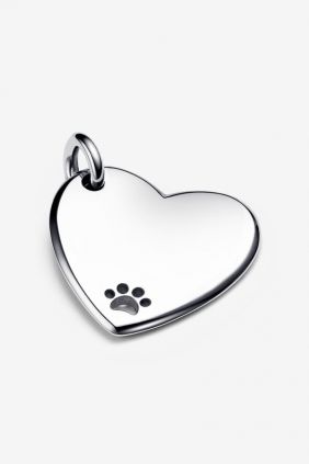Pandora Placa para Collar de Mascota Corazón