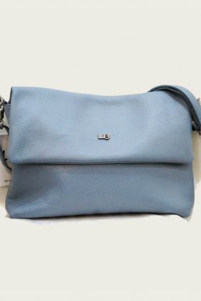 Bolso/bandolera piel Lomba celeste