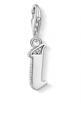 Colgante charm Thomas Sabo letra I plateada