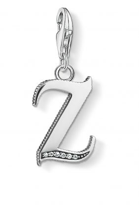 Colgante charm Thomas Sabo letra Z plateada