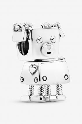 Pandora Charm plata Bobby Bot 