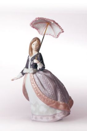 Lladró mujer parasol 5211