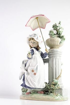 Lladró niña parasol columna 5284