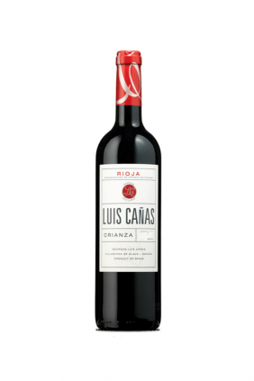 Botella de vino Luis Cañas Crianza