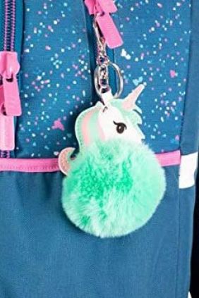 Mochila con carro unicornio Tandem Pompóm unicornio