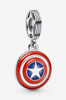 Pandora Charm Colgante Escudo Capitán América