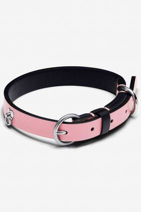 Comprar online Pandora Collar para mascotas de tejido vegetal rosa sin cuero-312262C02-RGB
