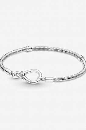 Pandora Pulsera Cadena de Serpiente Nudo Infinito