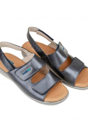 Comprar online Sandalia Velcros Plumaflex 14704 gris 