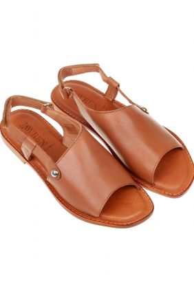 Comprar Sandalia piel corte asimétrico plana Lawren 1