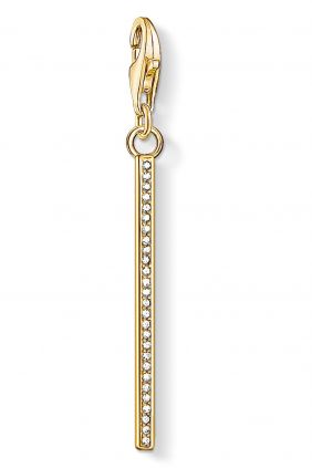 Thomas Sabo colgante charm barra vertical oro