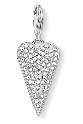 Thomas Sabo colgante charm corazon de pavé