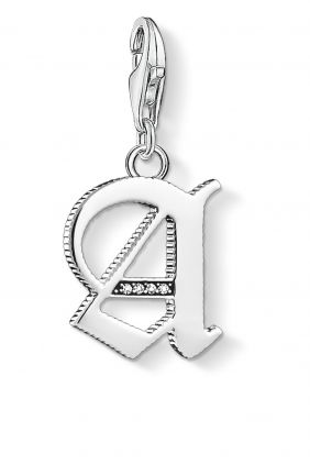 Thomas Sabo colgante charm letra A plateada