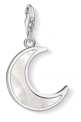 Thomas Sabo colgante charm luna nácar