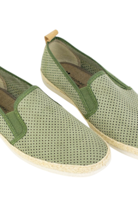 Alpargatas Hombre de Verano Verdes con Detalle de Esparto - Potomac 530