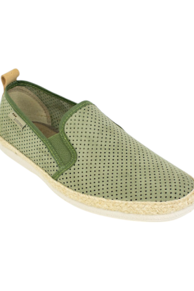 Alpargatas Hombre de Verano Verdes con Detalle de Esparto - Potomac 530