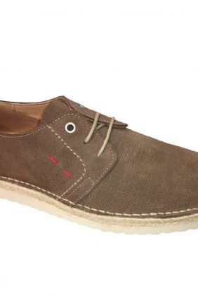 Alpargatas Hombre Esparto en Piel Serraje Brans Talla 40