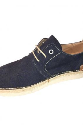 Alpargatas Hombre Esparto en Piel Serraje Brans Talla 40