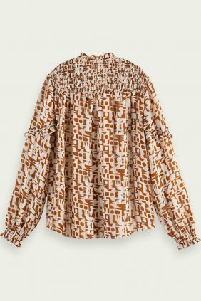 Blusa estampada Maison Scotch