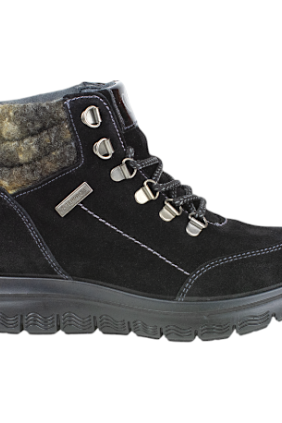 Botas de serraje con membrana impermeable y cordones  - Laura Azaña LA26602SE-W