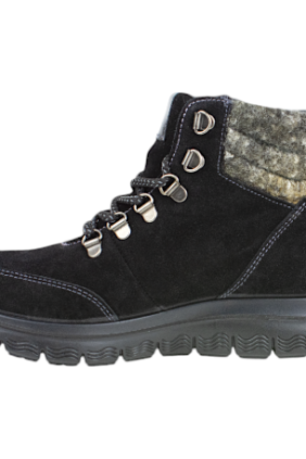 Botas de serraje con membrana impermeable y cordones  - Laura Azaña LA26602SE-W