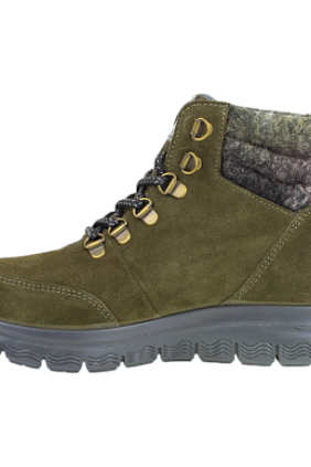 Botas de serraje con membrana impermeable y cordones  - Laura Azaña LA26602SE-W