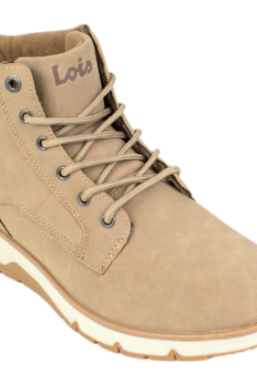 Botas Hombre Casual Beige - Lois 64381