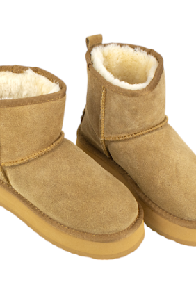 Botín australiano con plataforma serraje Top3 Samil