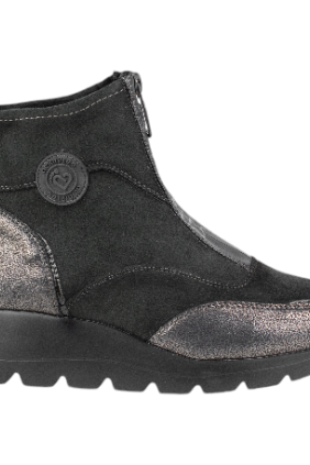 botin deportivo mujer con cremallera delantera - Amarpies AMD27098 