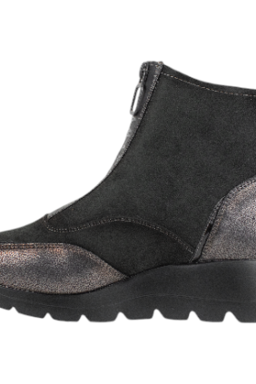 botin deportivo mujer con cremallera delantera - Amarpies AMD27098 